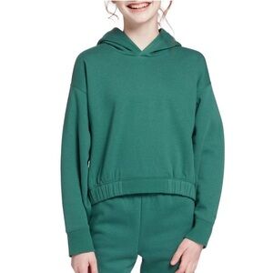 DSG Girl’s Cinch Bottom hoodie highland green